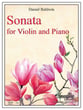 Sonata for Violin & Piano cover